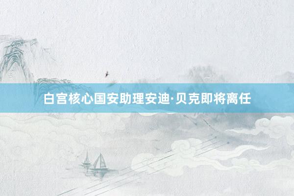 白宫核心国安助理安迪·贝克即将离任